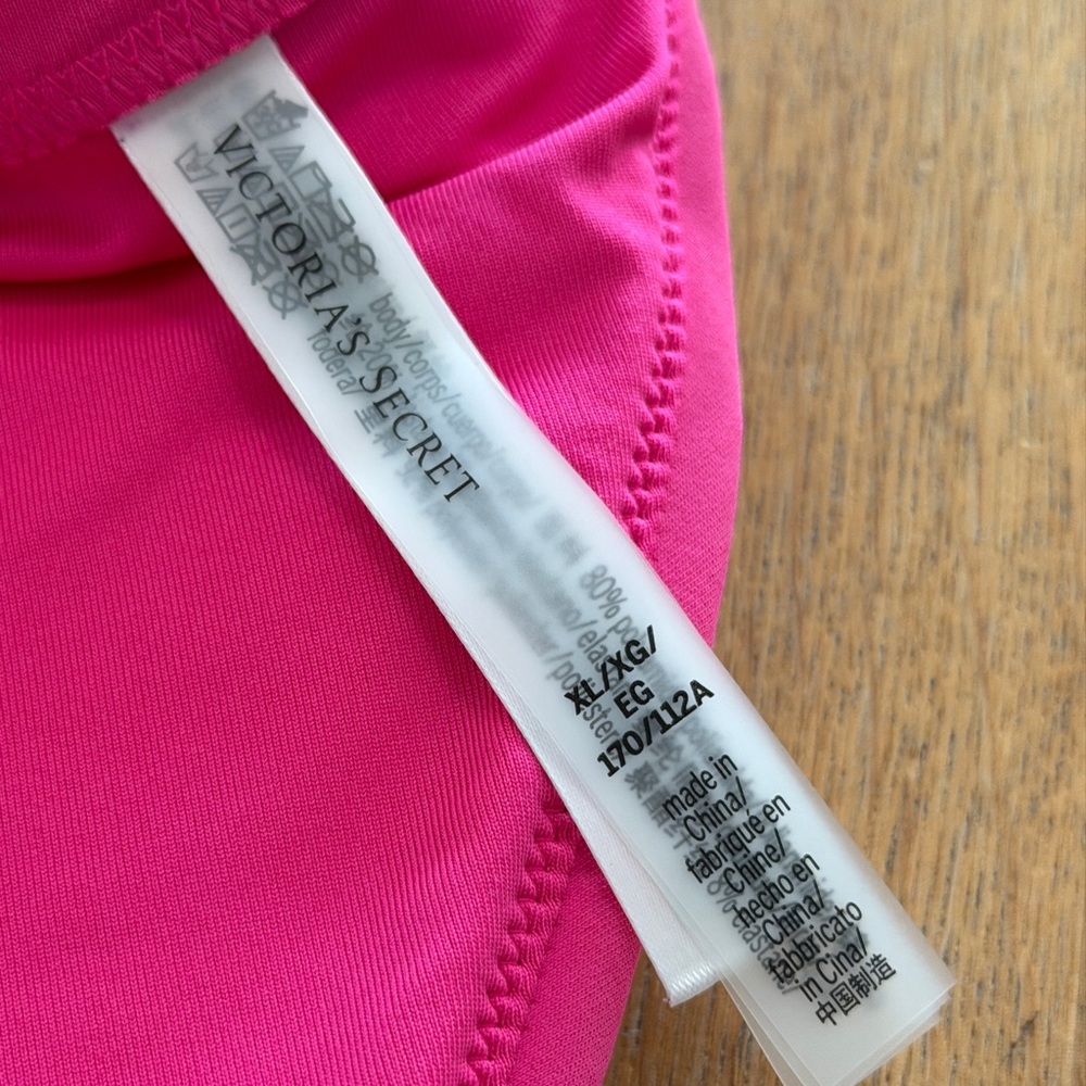 Victoria's Secret XL Bright Pink Triangle Bikini Top - Picture 5 of 7